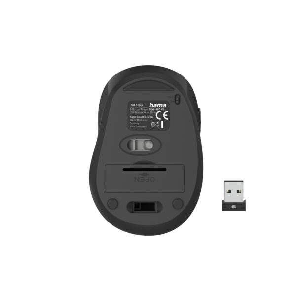 Hama MW-400 V2 mouse Office Right-hand RF Wireless Optical 1600 DPI Hama MW-400 V2 mouse Office Right-hand RF Wireless Optical 1600 DPI