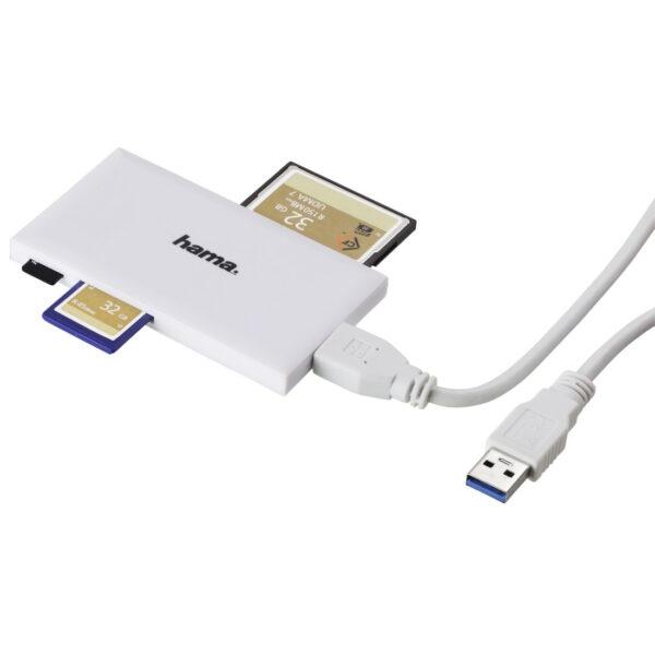 USB 3.0 MULTI CARD READER WHITE