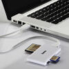 USB 3.0 MULTI CARD READER WHITE