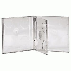 Hama CD Double Jewel Case, Pack 5 2 discs Transparent