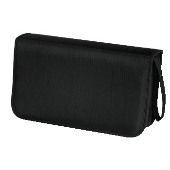 Hama CD Wallet Nylon 80, black 80 discs