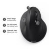 EMC-500 ERGO VERTICAL WIRED MOUSE