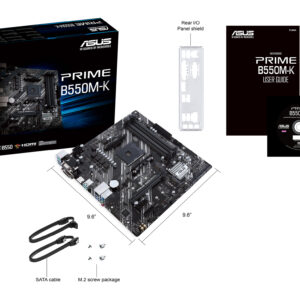 ASUS PRIME B550M-K AMD B550 Socket AM4 micro ATX