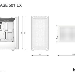 be quiet! Pure Base 501 LX White Midi Tower