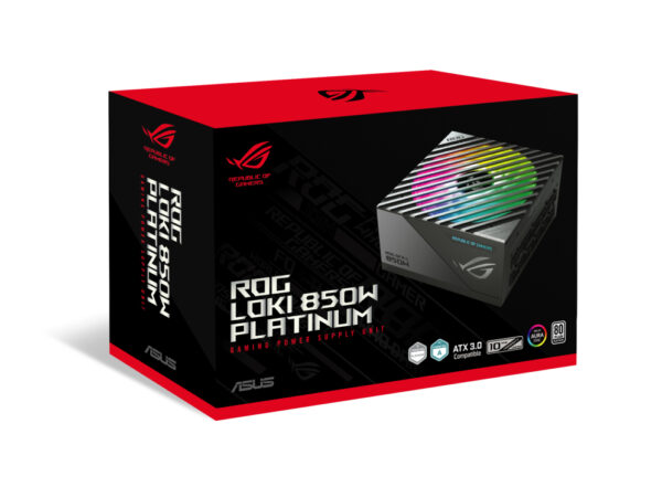 ASUS ROG Loki SFX-L 850W Platinum power supply unit 24-pin ATX Black,