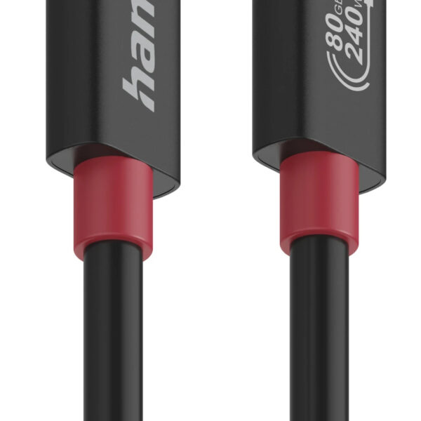 Hama 00200799 USB cable USB4 Gen 4x2 1 m USB C Black