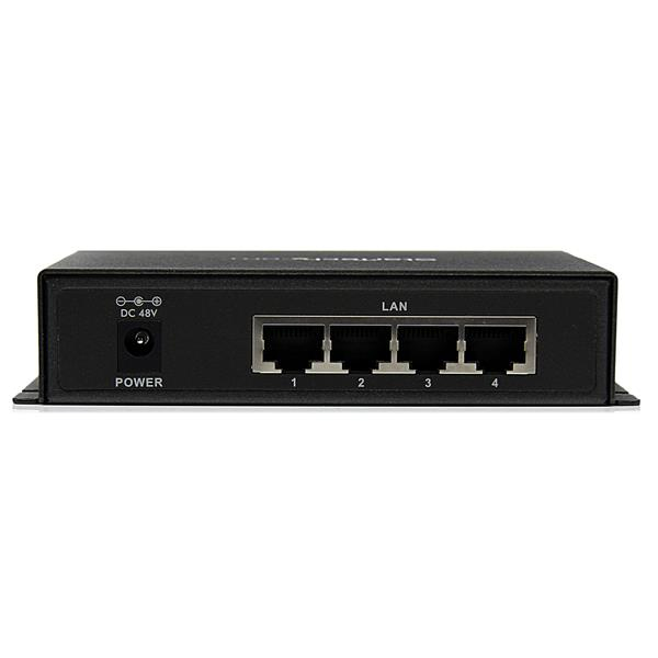 StarTech.com 5 Port Unmanaged Industrial Gigabit PoE Switch with 4