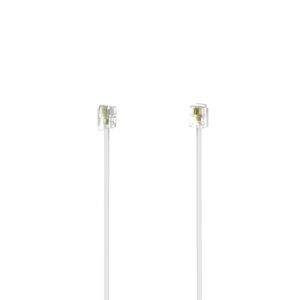 Hama 00201133 telephone cable 3 m White Hama 00201133 telephone cable 3 m White
