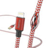 REFLECTIVE CABLE USBA LTNG 1.5M RED