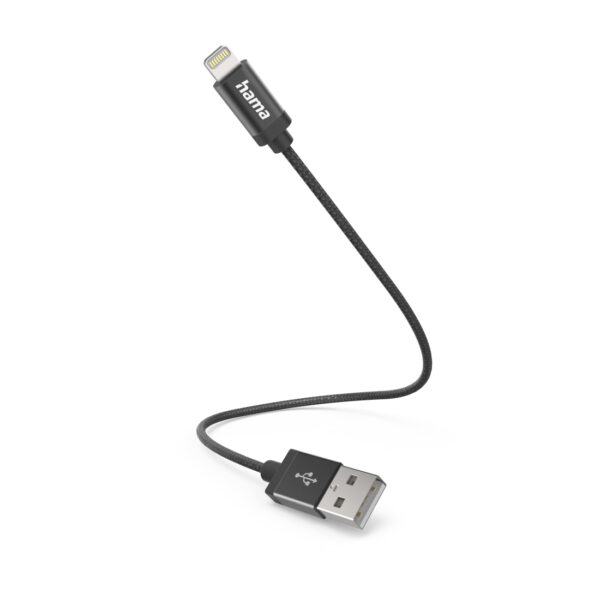 USBA TO LIGHTNING CHARGE CABL 0.2M