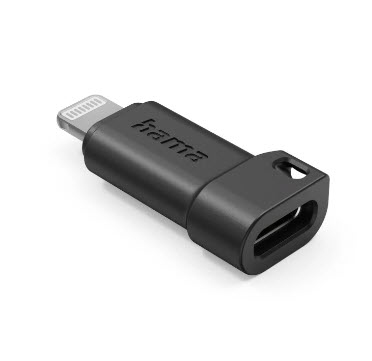 Hama 00201734 lightning cable Black Hama 00201734 lightning cable Black