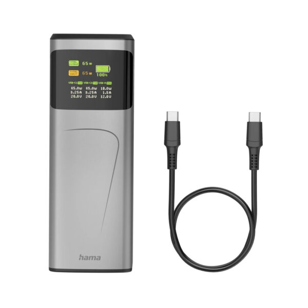 Hama High Power Lithium-Ion (Li-Ion) 20000 mAh Grey Hama High Power Lithium-Ion (Li-Ion) 20000 mAh Grey