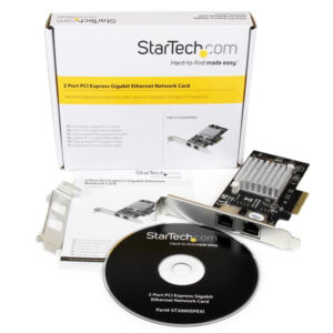 StarTech.com Dual Port PCI Express (PCIe x4) Gigabit Ethernet Server