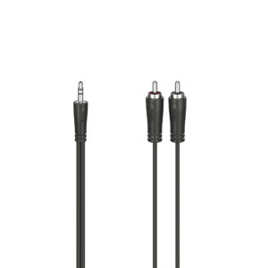 Hama 00205110 audio cable 1.5 m 3.5mm 2 x RCA Black Hama 00205110 audio cable 1.5 m 3.5mm 2 x RCA Black