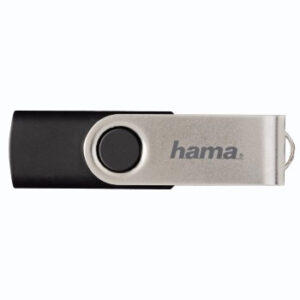 Hama Rotate 128GB USB 2.0 USB flash drive USB Type-A Black, Silver