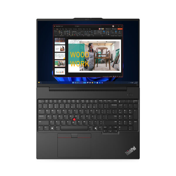 Lenovo ThinkPad E16 G2 Laptop, 16" IPS, Core Ultra 5 125U, 16GB DDR5 , 256GB SSD, No Optical, USB-C, 1080p Webcam, Backlit Keyboard, Windows 11 Pro