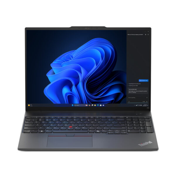 Lenovo ThinkPad E16 G2 Laptop, 16" IPS, Core Ultra 5 125U, 16GB DDR5 , 256GB SSD, No Optical, USB-C, 1080p Webcam, Backlit Keyboard, Windows 11 Pro
