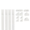 Hama 00221017 cable organizer Universal Cable duct White 4 pc(s) Hama 00221017 cable organizer Universal Cable duct White 4 pc(s)