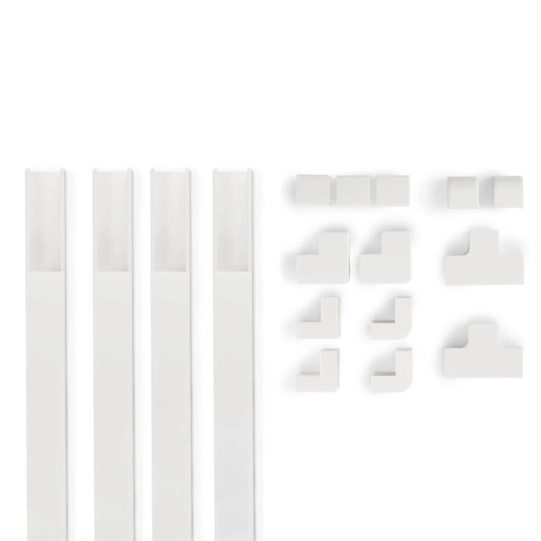 Hama 00221017 cable organizer Universal Cable duct White 4 pc(s) Hama 00221017 cable organizer Universal Cable duct White 4 pc(s)