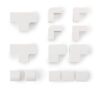 Hama 00221017 cable organizer Universal Cable duct White 4 pc(s) Hama 00221017 cable organizer Universal Cable duct White 4 pc(s)