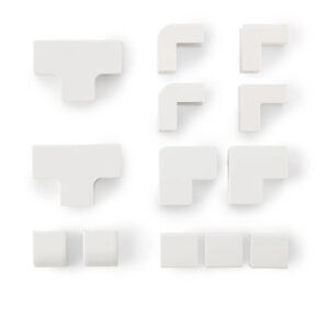 Hama 00221017 cable organizer Universal Cable duct White 4 pc(s) Hama 00221017 cable organizer Universal Cable duct White 4 pc(s)