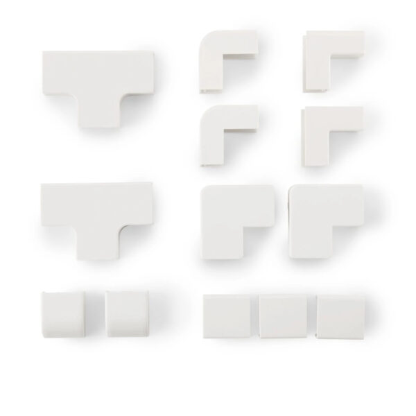 Hama 00221017 cable organizer Universal Cable duct White 4 pc(s) Hama 00221017 cable organizer Universal Cable duct White 4 pc(s)