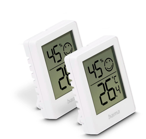 Hama 00222233 digital weather station White Battery