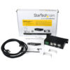 StarTech.com 4-Port USB 2.0 Hub - Metal Industrial USB-A Hub - Din