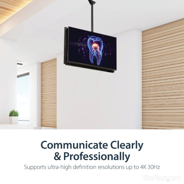 StarTech.com 4K HDMI 2-Port Video Splitter – 1x2 HDMI Splitter –