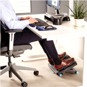 Fellowes Foot Rest Under Desk - Energizer Foot Support Ergonomic Foot
