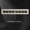 Lindy Network Switch - Gigabit, Desktop, 8 Port, 10/100/1000