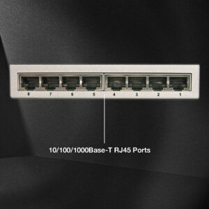 Lindy Network Switch - Gigabit, Desktop, 8 Port, 10/100/1000 Lindy Network Switch - Gigabit, Desktop, 8 Port, 10/100/1000