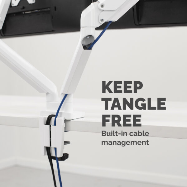 Fellowes Platinum Series Dual Monitor Arm - Monitor Mount for Two 8KG