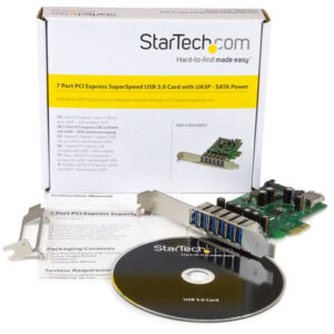StarTech.com 7-Port PCI Express USB 3.0 Card - Standard and