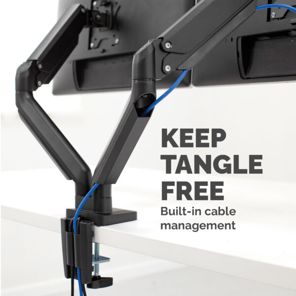 Fellowes Platinum Series Dual Monitor Arm - Monitor Mount for Two 8KG