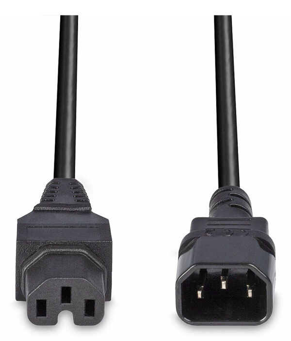 2M IEC EXTENSION IEC C14 TO IEC C15
