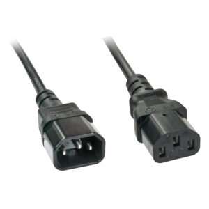 Lindy 2m C14 to C13 Extension Cable 2M IEC EXT CABLE IEC C14 TO IEC C13