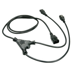 Lindy 1m IEC Splitter Cable IEC C14 to 2 x IEC C13 LINDY 30363 1M C14 COUPLER