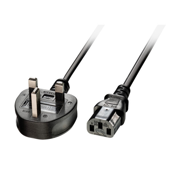 2M MAINS POWCAB 3 PIN PLUGTOIEC C13