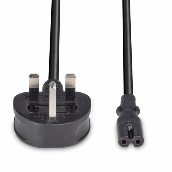 2M MAINS POWER CABLE UK 3 PIN PLUG T