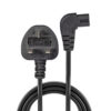 0.5M MAINS POWER CABLE UK 3 PIN PLUG
