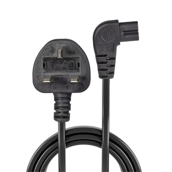 0.5M MAINS POWER CABLE UK 3 PIN PLUG