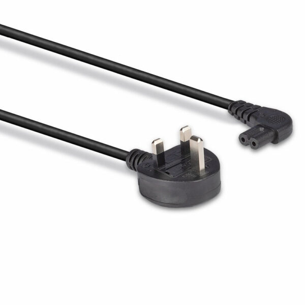 0.5M MAINS POWER CABLE UK 3 PIN PLUG