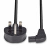 0.5M MAINS POWER CABLE UK 3 PIN PLUG