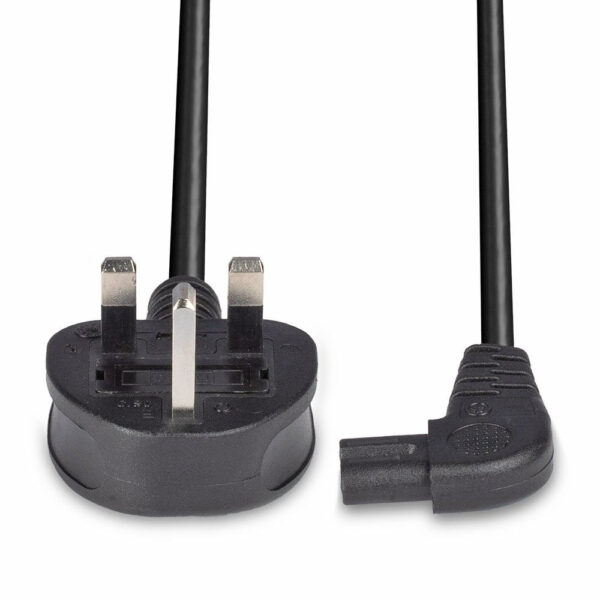 0.5M MAINS POWER CABLE UK 3 PIN PLUG