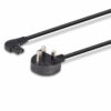 0.5M MAINS POWER CABLE UK 3 PIN PLUG