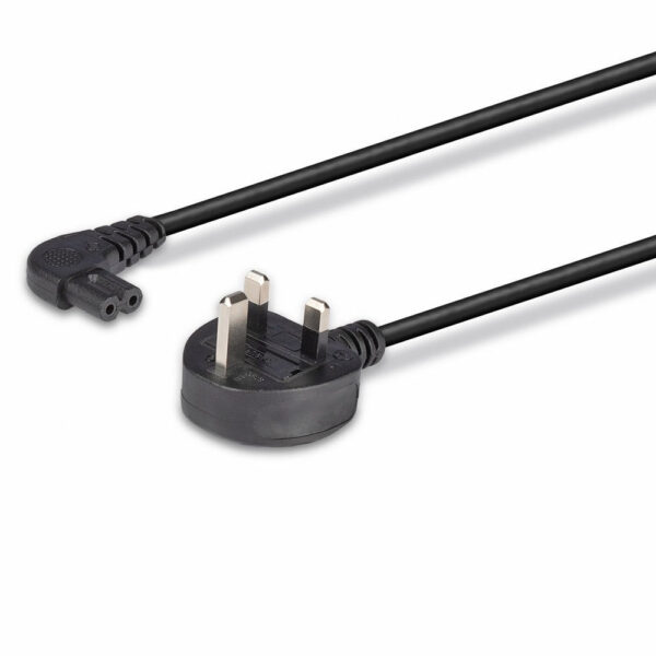 0.5M MAINS POWER CABLE UK 3 PIN PLUG