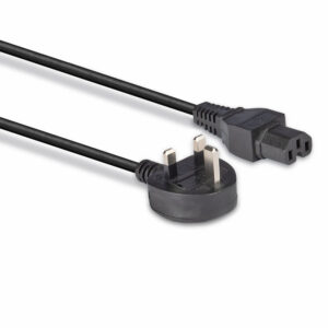 Lindy 2m Mains UK 3 Pin Plug to Hot Conditioned IEC C15 Power Cable 2MMAINSPOWERCABLEUK3PINPLUGTOIECC15