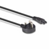 1M MAINS POWER CABLE UK 3 PIN PLUG