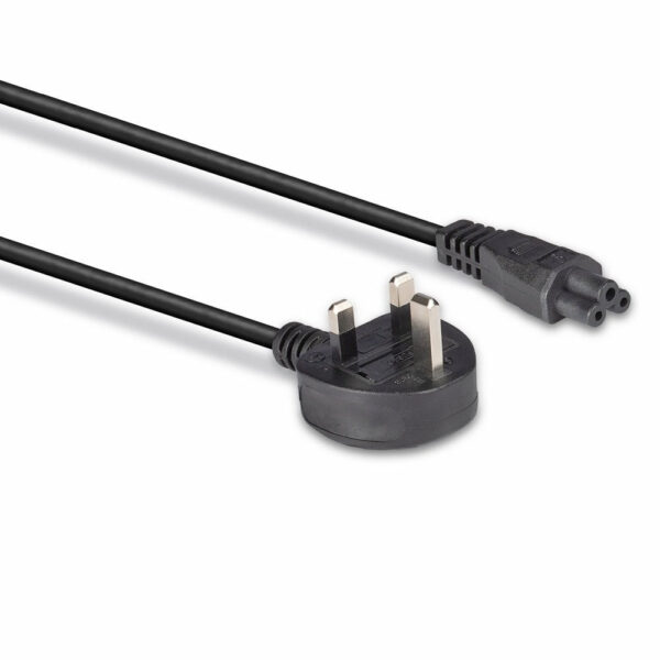 1M MAINS POWER CABLE UK 3 PIN PLUG